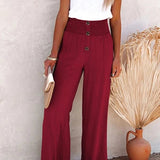 Riana™ | Pantalon taille haute coupe relax