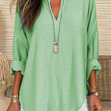 Léna™ | Chemise de plage en coton léger
