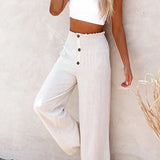 Riana™ | Pantalon taille haute coupe relax