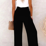 Riana™ | Pantalon taille haute coupe relax