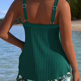 Lana® | Tankini rayée avec short de plage deux pièces