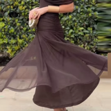 Louise™  | Robe Maxi de Fête Élégante à Col V