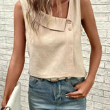 Nynke™ - Top à Col Asymétrique