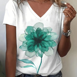 Vera™ | T-shirt Printanier Fleuri