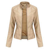 Milena™ | Veste en Cuir Élégante