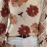 Aurélie™ | Élégance florale Pull