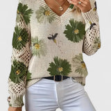 Aurélie™ | Élégance florale Pull