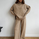 Delia™ | Ensemble Tricoté à Col Roulé