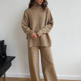 Delia™ | Ensemble Tricoté à Col Roulé