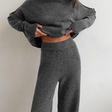 Delia™ | Ensemble Tricoté à Col Roulé