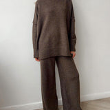 Delia™ | Ensemble Tricoté à Col Roulé