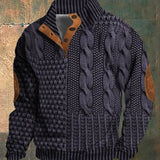 Telford™ | Pull torsadé imprimé et audacieux