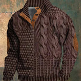Telford™ | Pull torsadé imprimé et audacieux