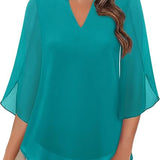 Océane™ | Blouse Légère et Élégante