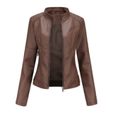 Milena™ | Veste en Cuir Élégante