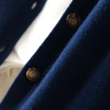 Margaux™ | Cardigan Classique à Boutons camel