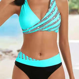 Mona – Bikini imprimée aux teintes chaudes