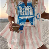 Ensemble de Plage Lin et Coton