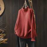 Aline™ | Pull Doux et Élégant en Maille Waffle
