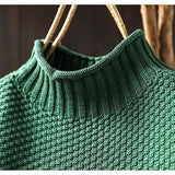 Aline™ | Pull Doux et Élégant en Maille Waffle