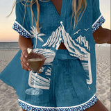 Ensemble de Plage Lin et Coton