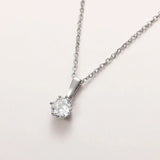 Collier Pendentif Classique en Zirconium