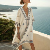 Naomi - Robe de Plage Élégante et Polyvalente pour les Jours d'Été