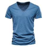 Juleas™ | Tee-shirt Uni Col V en Coton