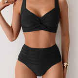 Charisa® – Ensemble bikini taille haute estivale