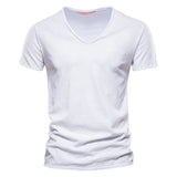 Juleas™ | Tee-shirt Uni Col V en Coton