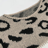 Clara™ | Pull en Maille Léopard Chic