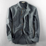 Alfonds™ | Chemise Élégante Style Japonais