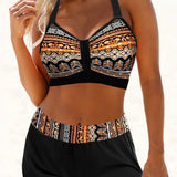 Janette - Hoge Taille Ribbet Bikini