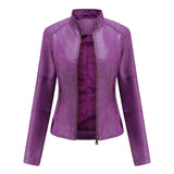Milena™ | Veste en Cuir Élégante