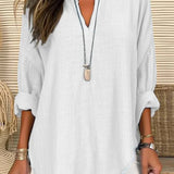 Léna™ | Chemise de plage en coton léger