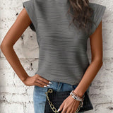 Eva™ | Élégante Blouse à Col Montant