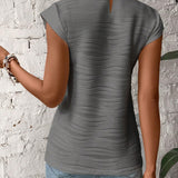 Eva™ | Élégante Blouse à Col Montant