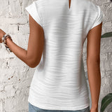 Eva™ | Élégante Blouse à Col Montant