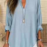 Léna™ | Chemise de plage en coton léger