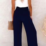 Riana™ | Pantalon taille haute coupe relax