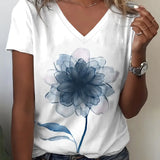 Vera™ | T-shirt Printanier Fleuri