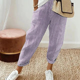 Leura™ | Pantalon Rayé Chic